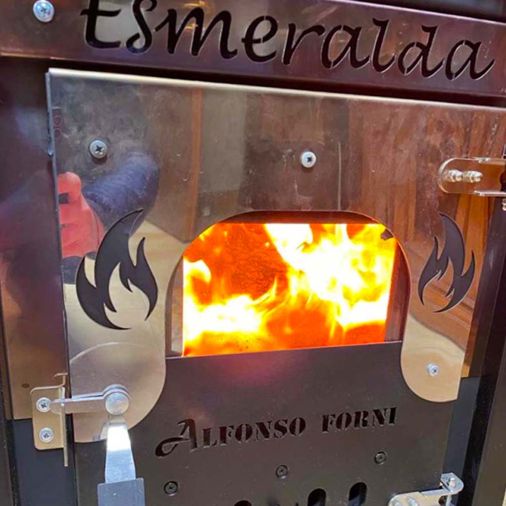 Forno Stufa a Legna Esmeralda camera di combustione